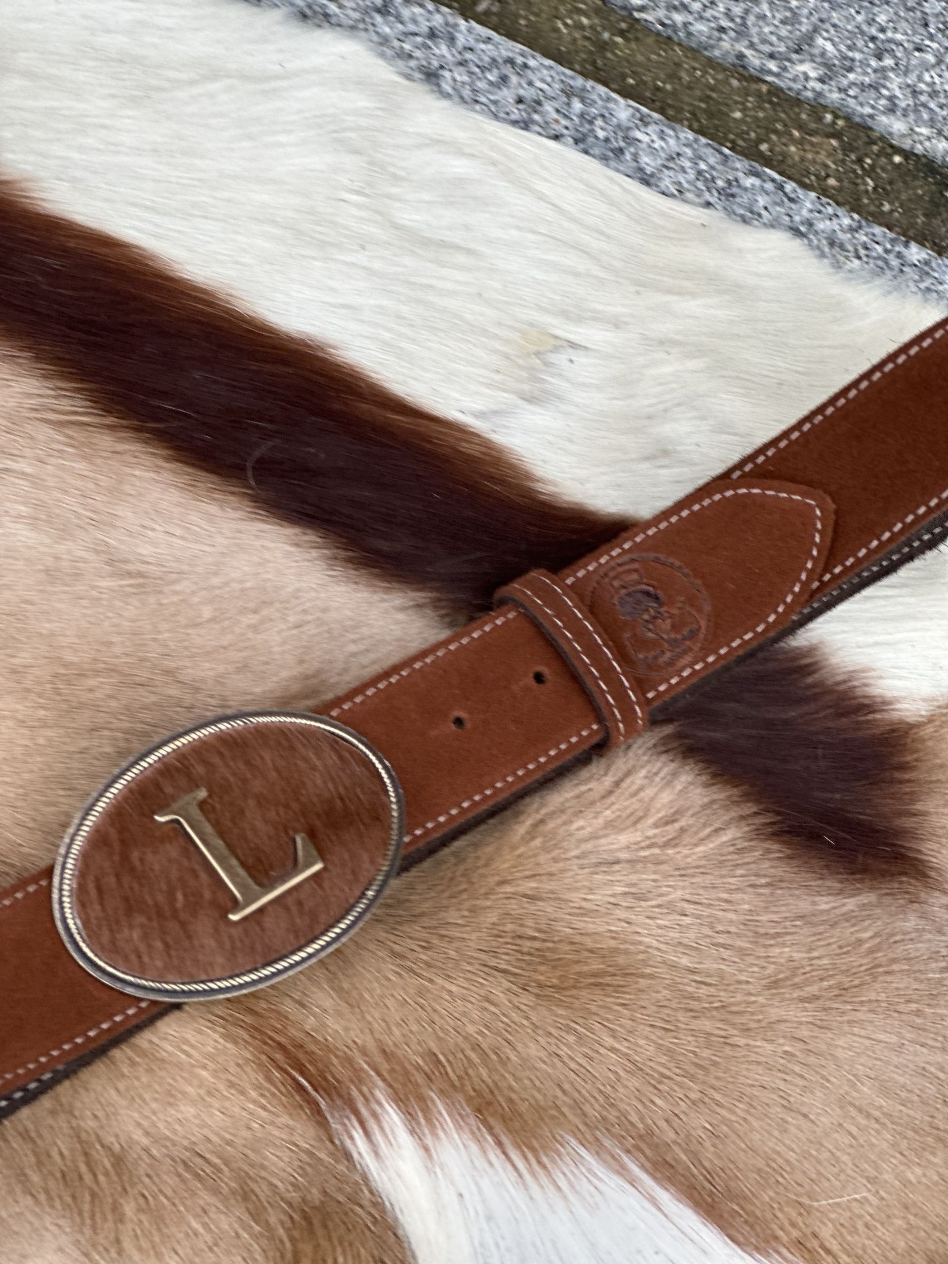 Cinturon Pelo marron - Imagen 4