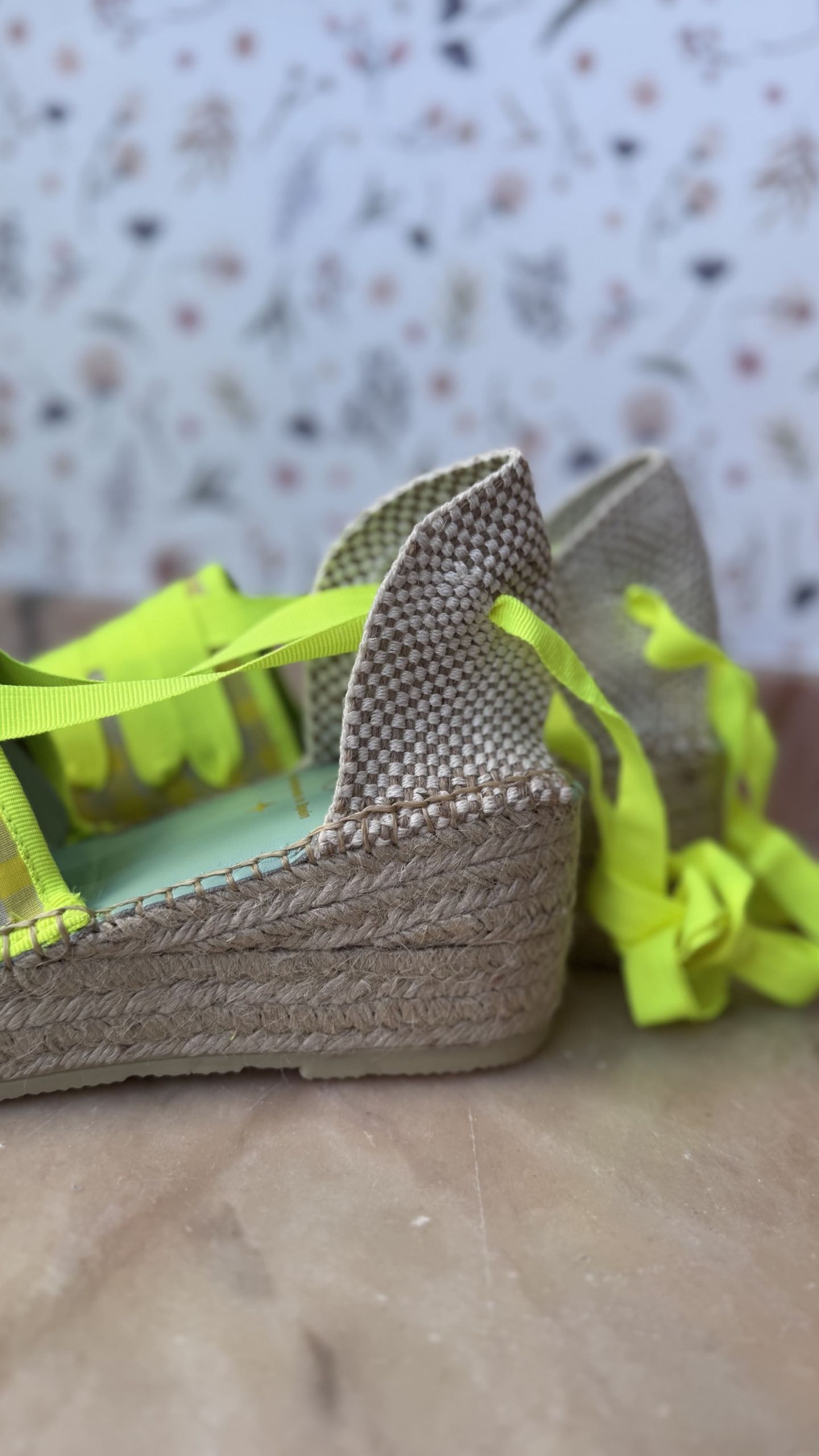 Cuña media vichy amarillas fluor - Imagen 4