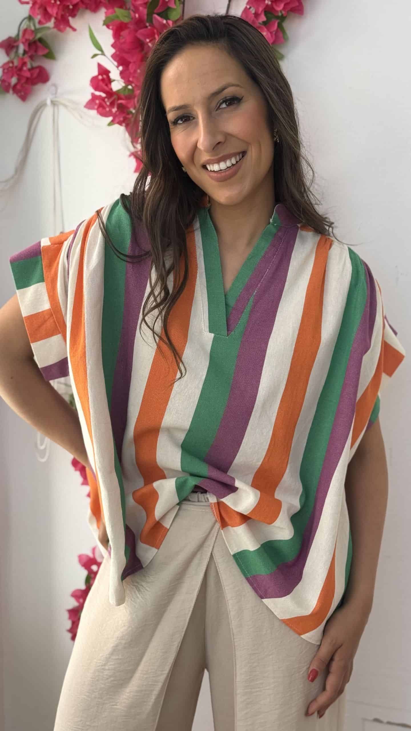 Camisa raya curvy