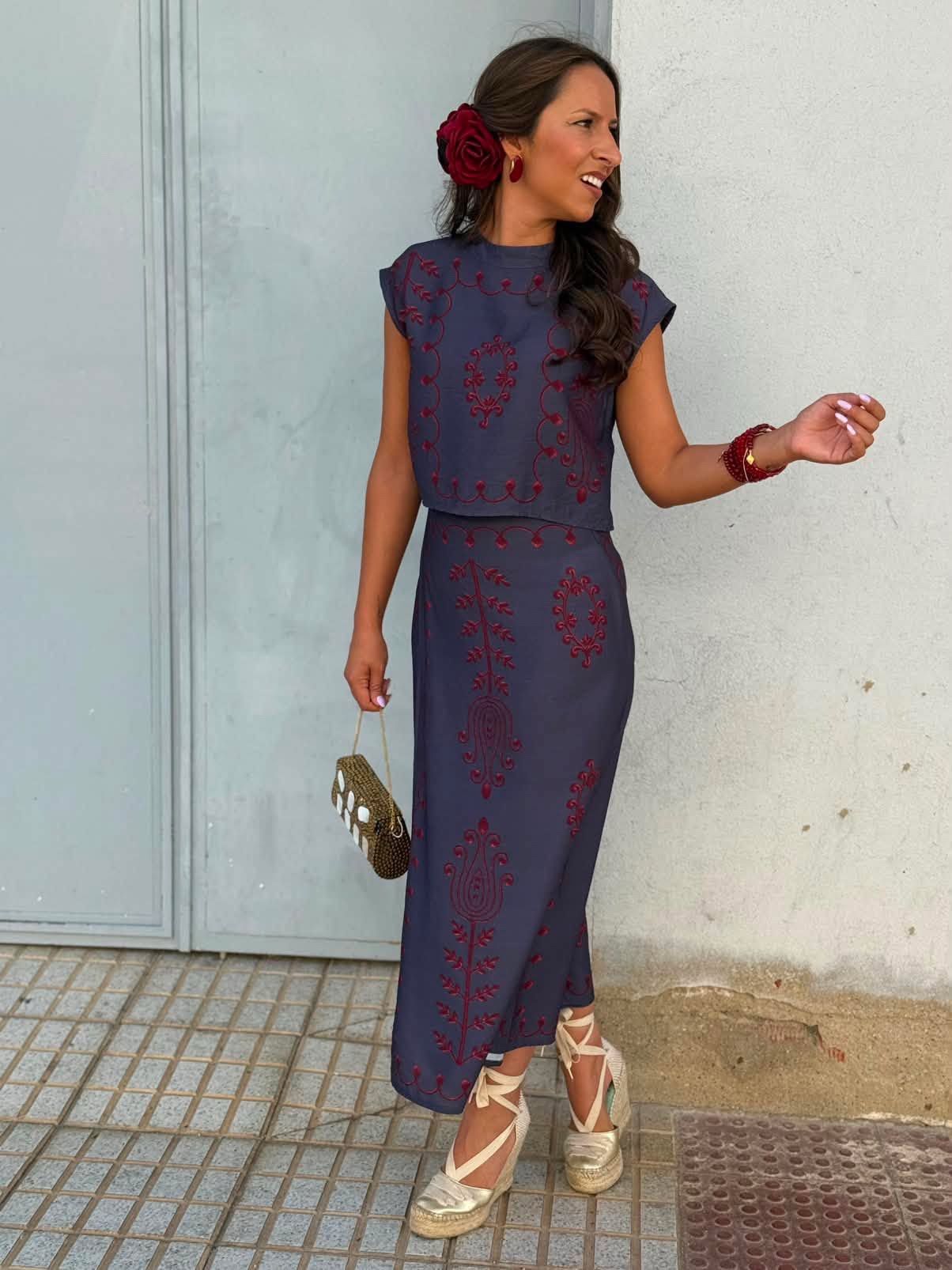 Conjunto Top y Falda Berlenga - Imagen 2