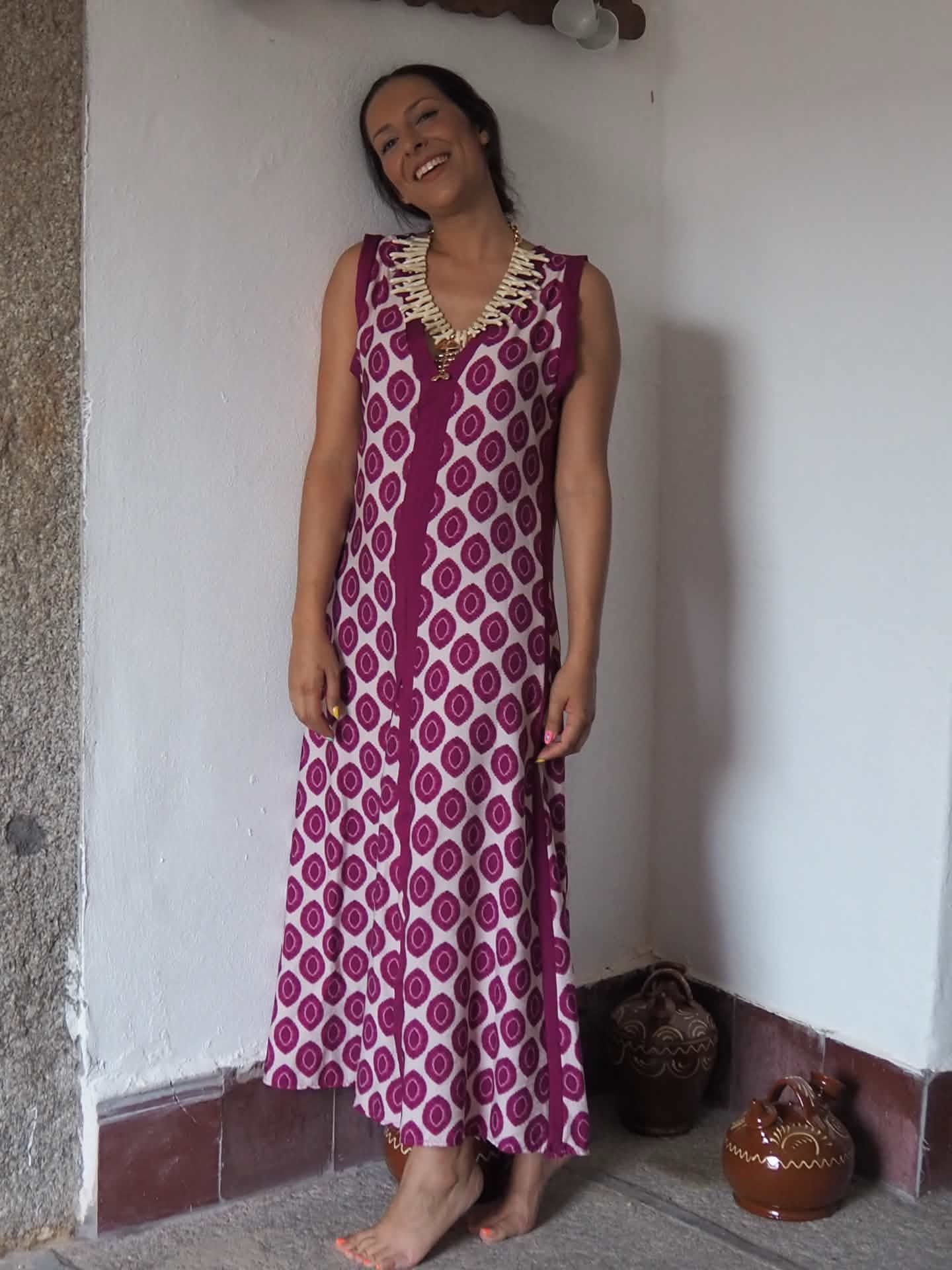 Vestido buganvilla