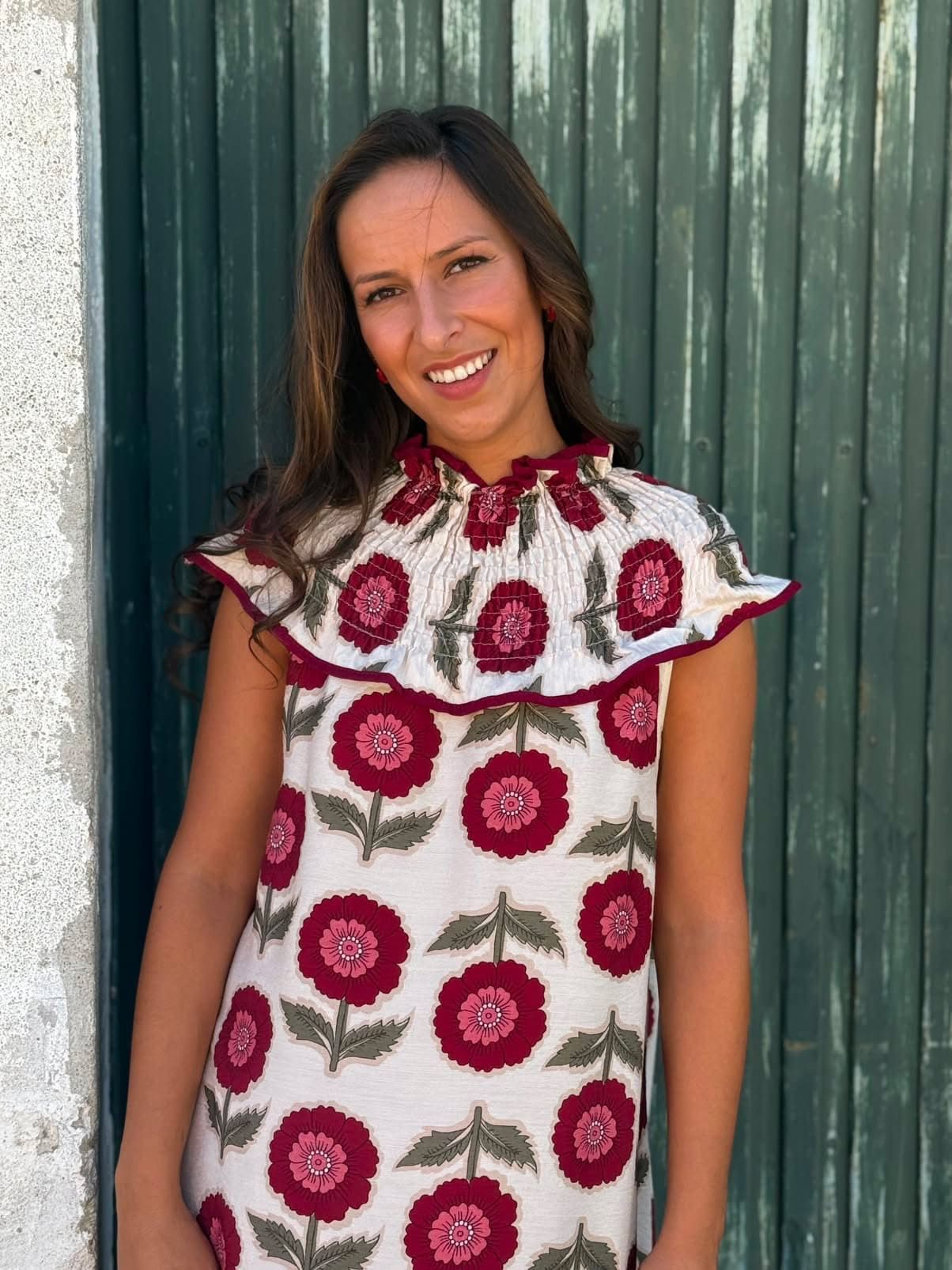 Vestido flores abeja - Imagen 2