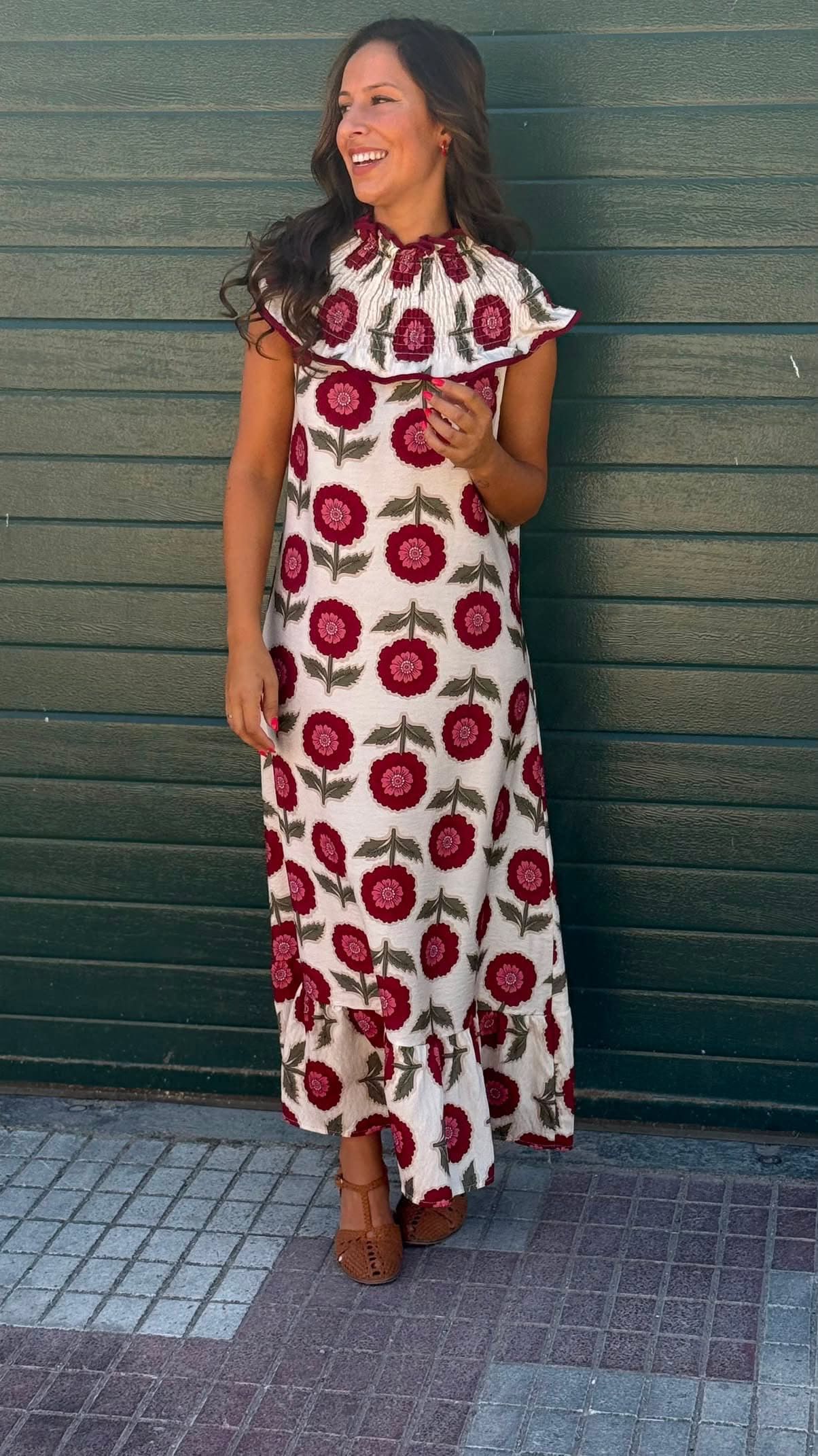 Vestido flores abeja - Imagen 3