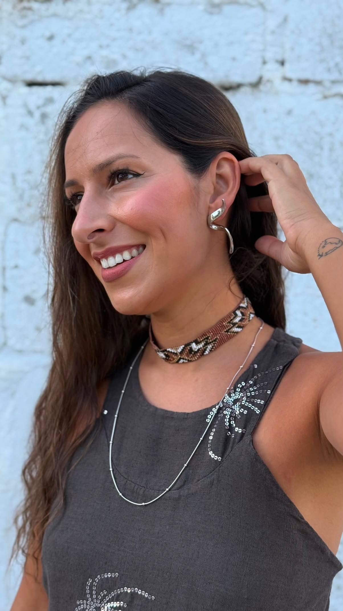 Choker marrón - Imagen 2
