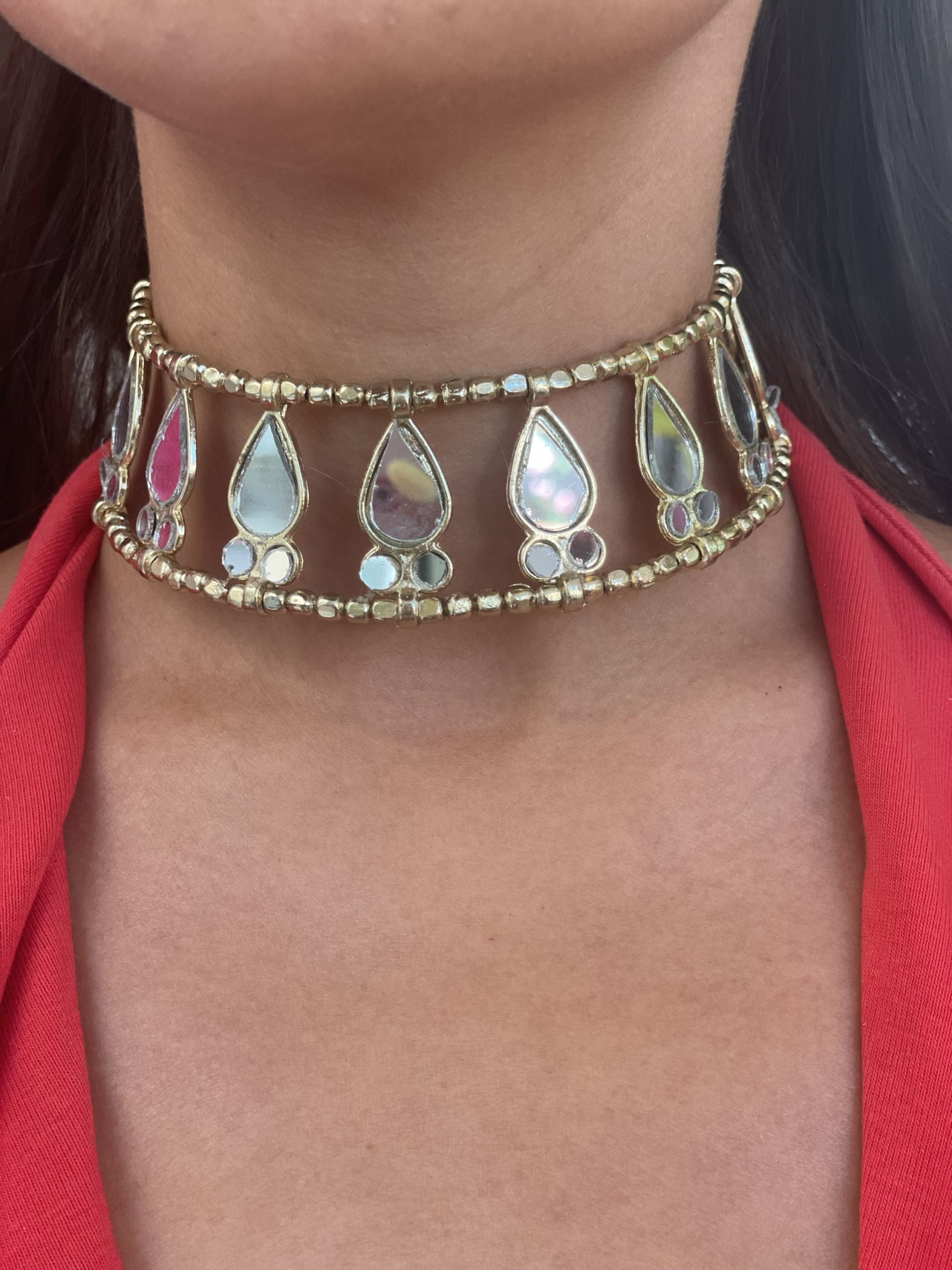 Choker cristal grande