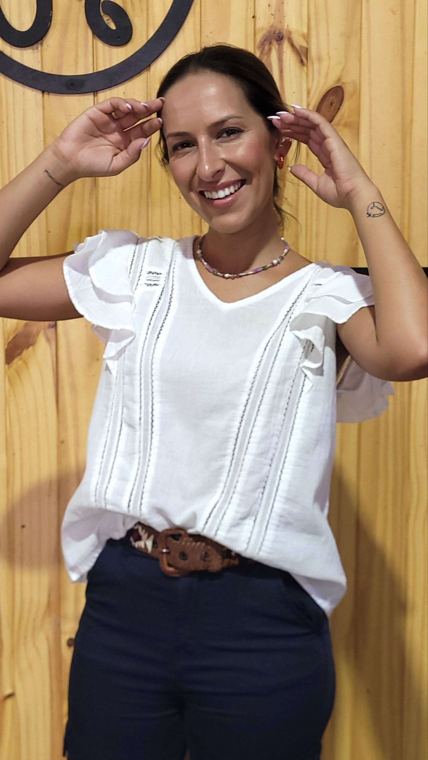 Camisa banbula blanca - Imagen 2