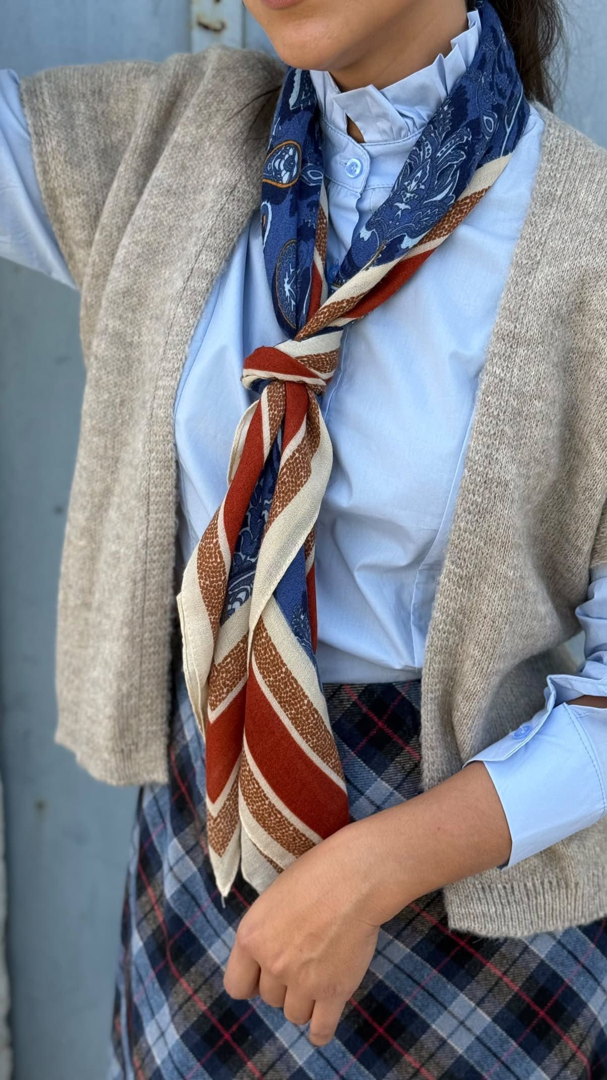 Chaleco lana beige - Imagen 2