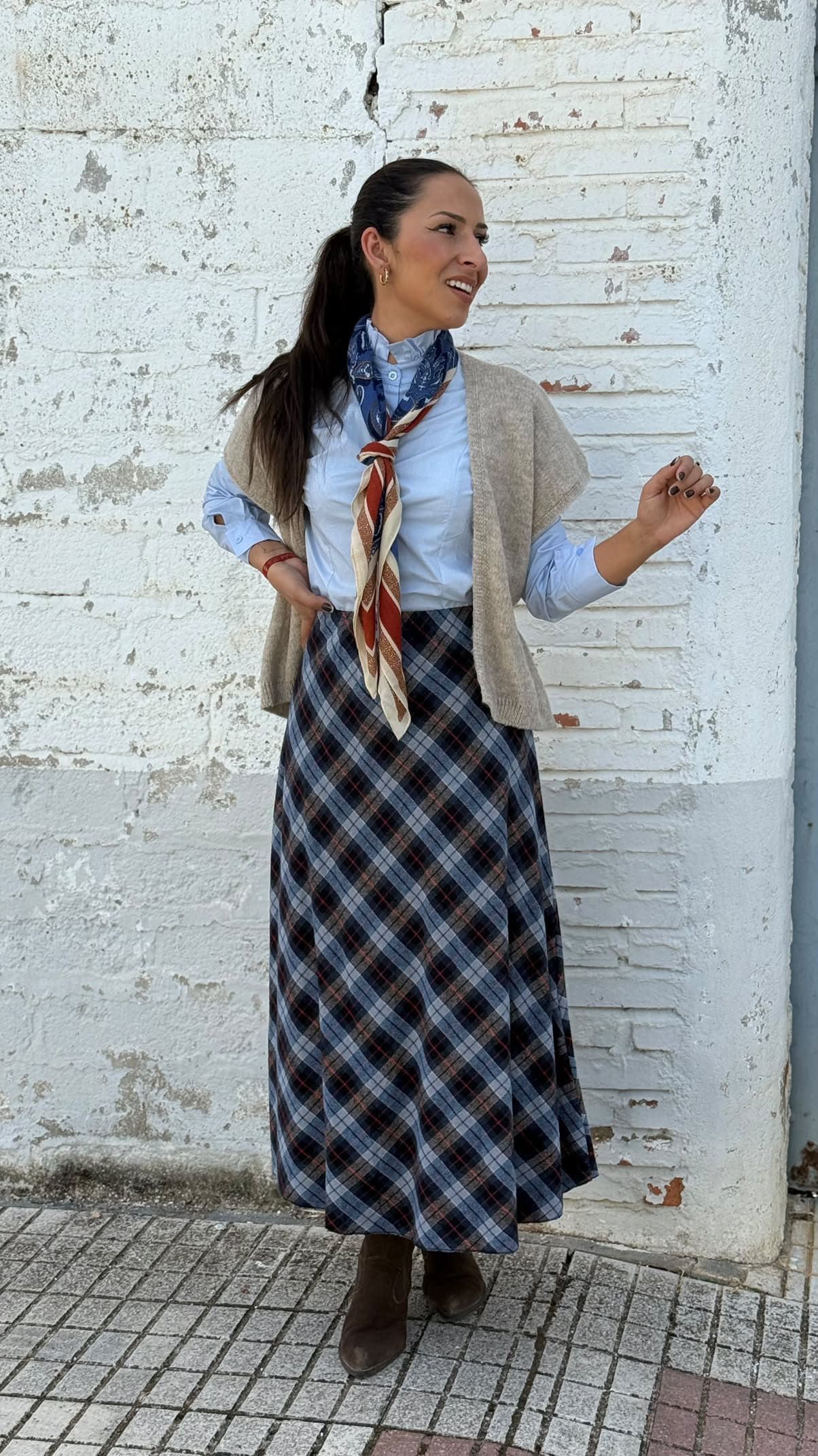 Chaleco lana beige - Imagen 5