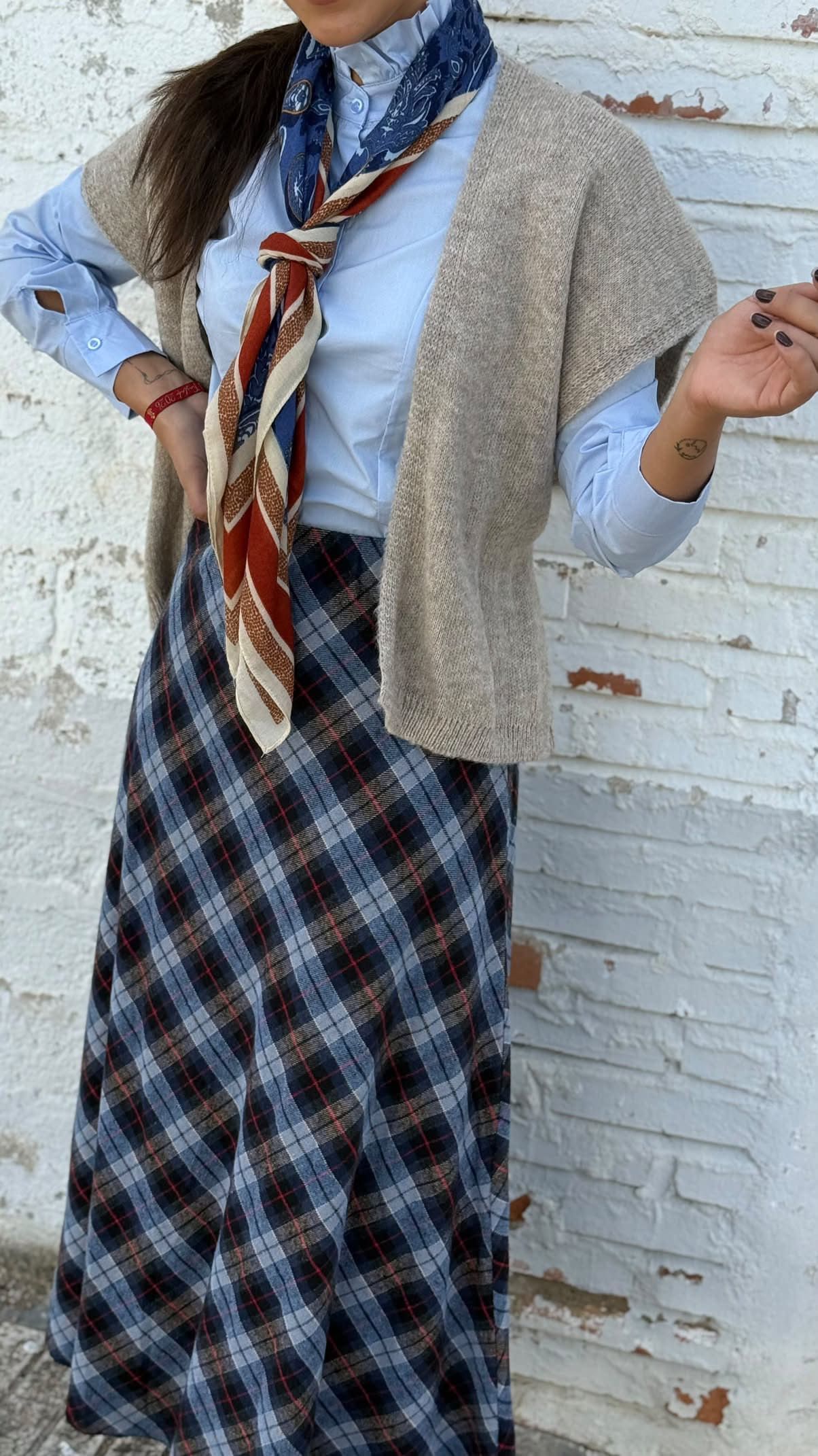 Chaleco lana beige - Imagen 3